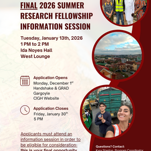 copy of the information session flyer with dates, times, and locations